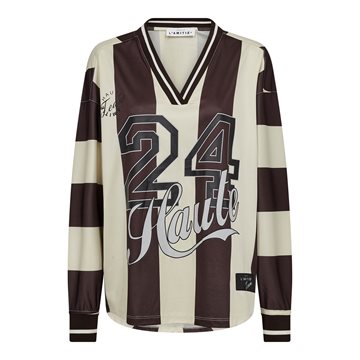 Haute L ' Amitié - Haute 24 Stripe Blouse - Mocca Pearl